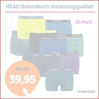 HEAD Boxershorts Verrassingspakket 10-pa..