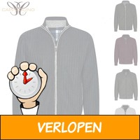 Cappuccino vesten met fleece voering