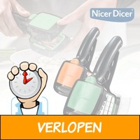 Nicer Dicer Quick snijapparaat - 1+1 gratis - Met vlijm..