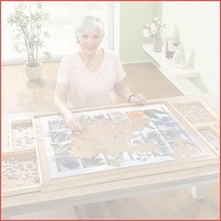 Puzzel organizer met 4 opberglades