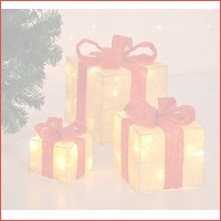 Set van 3 cadeautjes voor decoratie