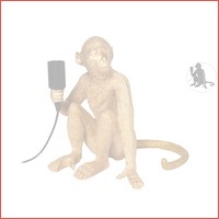 Monkey lamp goud of zwart