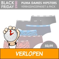 Puma Dames Hipsters Verrassingspakket 6-Pack