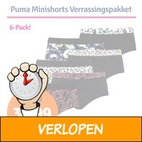 Puma Dames Minishorts Verrassingspakket 6-pack