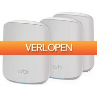 iBOOD Electronics: Netgear Orbi RBK353 Multiroom WiFi 6 Mesh-Systeem | 3-Pack