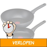 Tefal Performance koekenpannenset - koekenpan 24 + wok..