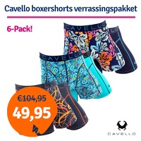 Bekijk de deal van 1dagactie.nl: 6 x Cavello boxershorts verrassingspakket