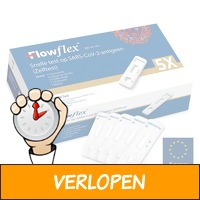 5-Pack ACON Flowflex COVID-19 zelftests