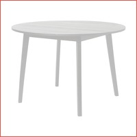 Eetkamertafel Olivia - zwart - 115 x 77 ..