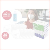 20 x gecertificeerd FFP2 mondmaskers