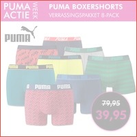 Puma boxershorts 8-Pack Verrassingspakke..