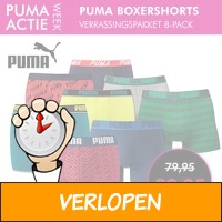 Puma boxershorts 8-Pack Verrassingspakket