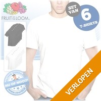 6 x Fruit of the Loom T-shirts