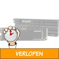 Samsung 980 Pro 1TB M.2 + Be quiet! MC1 M2 SSD cooler