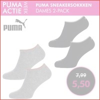 Puma Dames Sneakersokken 2-pack