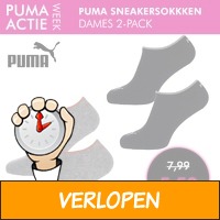 Puma Dames Sneakersokken 2-pack