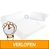 Vitality Pur Sleep Fit Traagschuim Topper + Kussen