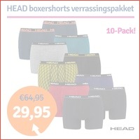 HEAD Boxershorts Verrassingspakket 10-pa..