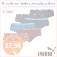 Puma Dames Hipsters Verrassingspakket 6-..