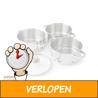 Imperial Kitchen Stoompan - 20cm - 3-delig