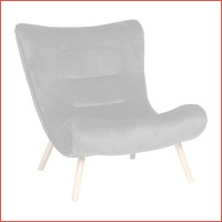 Loungestoel Bahama - zwart - 81 x 93 x 9..