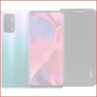 OPPO A54 paars 5 G + case