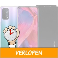 OPPO A54 paars 5 G + case