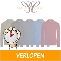 Cappuccino longsleeve polo Knit