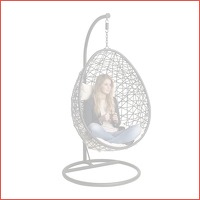 Hangstoel swing - zwart - 95 x 95 x 200 ..