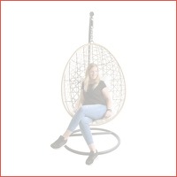 Hangstoel swing - naturel - 95 x 95 x 20..