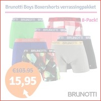 Brunotti Boys 8-pack boxershorts verrass..