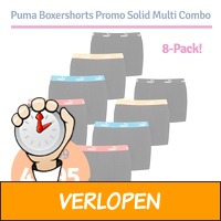 Puma Boxershorts Promo Solid 8-pack Multi Combo