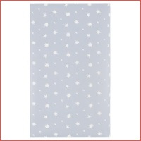 Tafelzeil 240 x 140 polyester blauw ster..