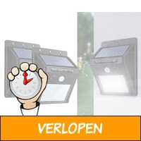 Solar 20 LED-wandlamp met sensor