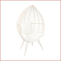 Egg chair naturel - 90 x 64 x 155 cm