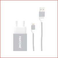 Pantone oplader 10W + Lightning kabel 1,..