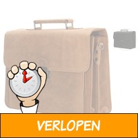 Old West leren laptoptas