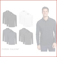 2-pack Pierre Calvini longsleeve polo's