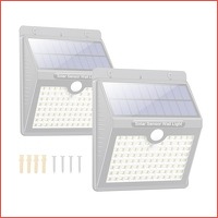 Set Van 2 Solar tuinwandlampen