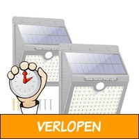 Set Van 2 Solar tuinwandlampen