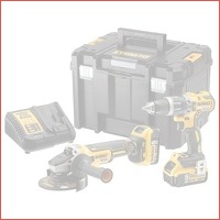 DeWalt haakse slijper + schroef-/boormac..