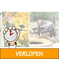 2,5 uur paintballen of 3 uur airsoften