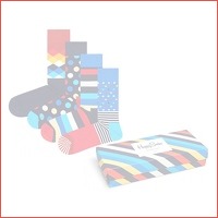 4 paar Happy Socks in giftbox