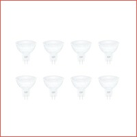 8 x GP Lighting LED-lamp GU5.3/MR16