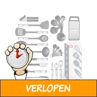 Kitchen & Home 24-delige set van Keukenhulpen