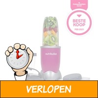 NutriBullet Pro - 9-delig - 900 Watt - Blender - Roze