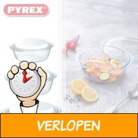 Pyrex set van 3 ronde ovenschalen