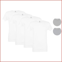 4 x Alan Red Basic T-shirt