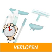 Leifheit raamzuiger Dry&Clean All-in-one-set