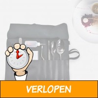 Chef Plating Tool Set - Set van 8 - Incl. PU Lederen Dr..